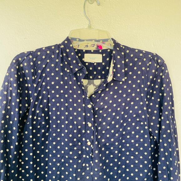 Trovata Birds of Paradis Jacquelin in Navy Polka Dot size S - Picture 3 of 11
